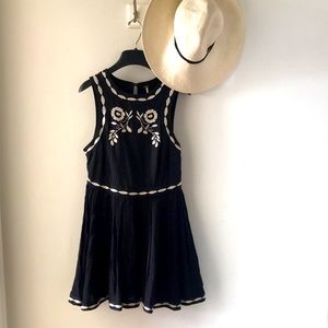 Birds of a Feather Embroidered Minidress